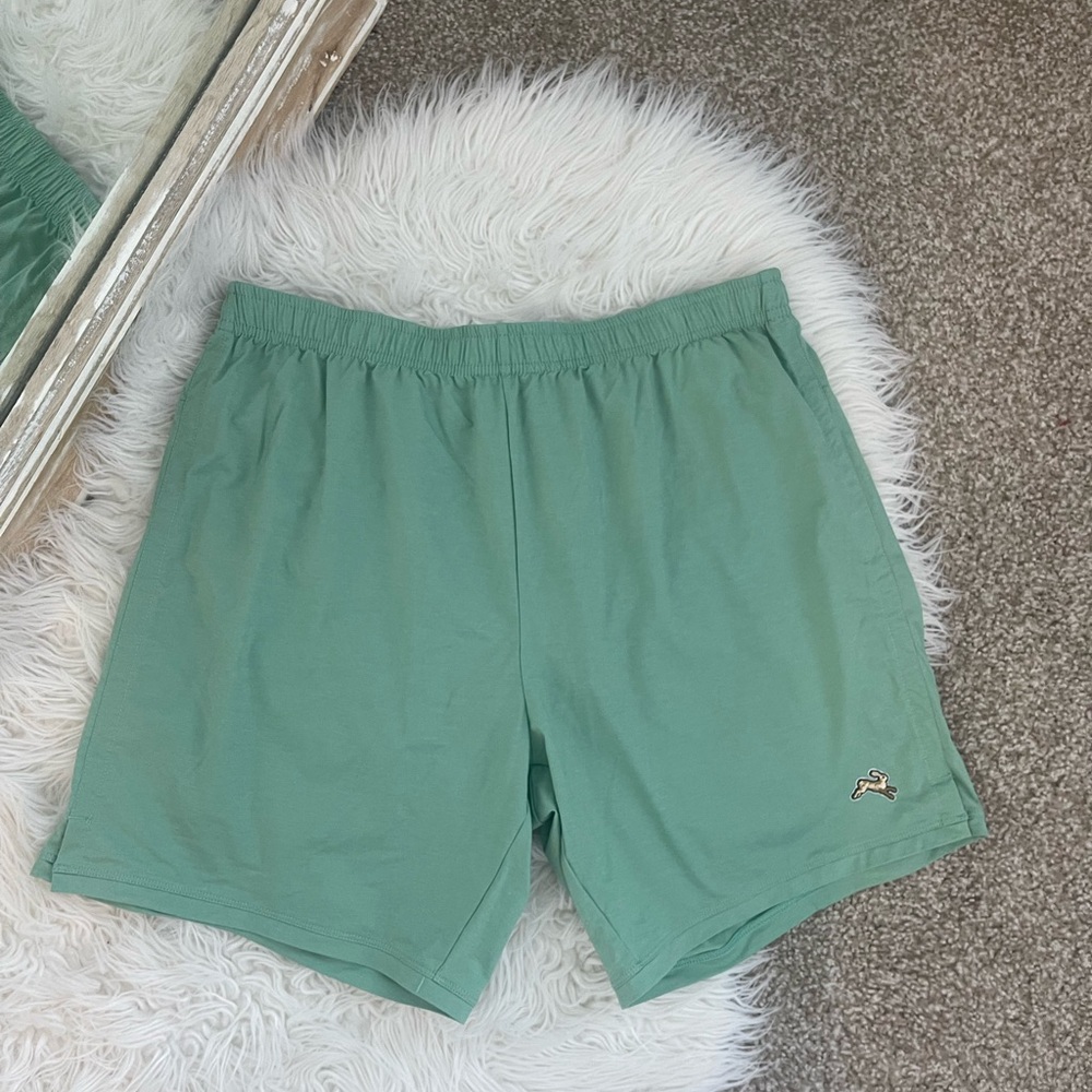 Tracksmith Green Athletic Shorts
